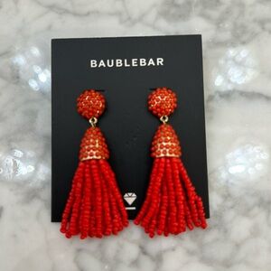 Beautiful red earrings